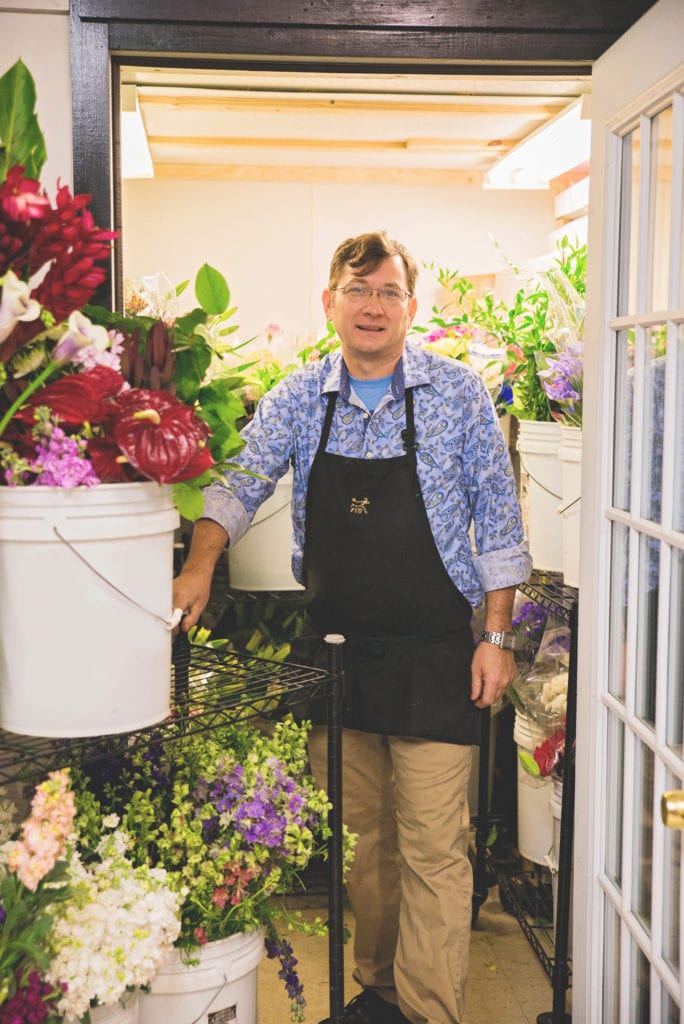 Shop owner and floral artist | Brad Catlin Absolutely Beautiful Flowers by Kelly Nash Photography