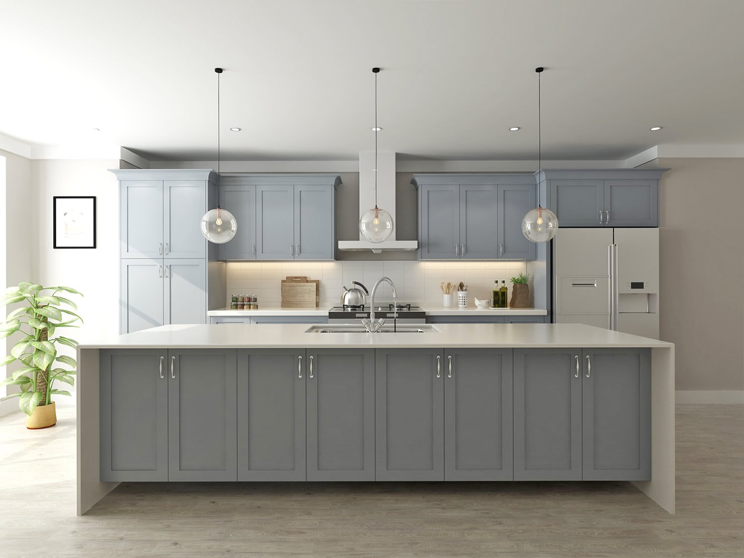 Storm Gray Cabinets available at Luxurable Kitchen and Bath St Petersburg