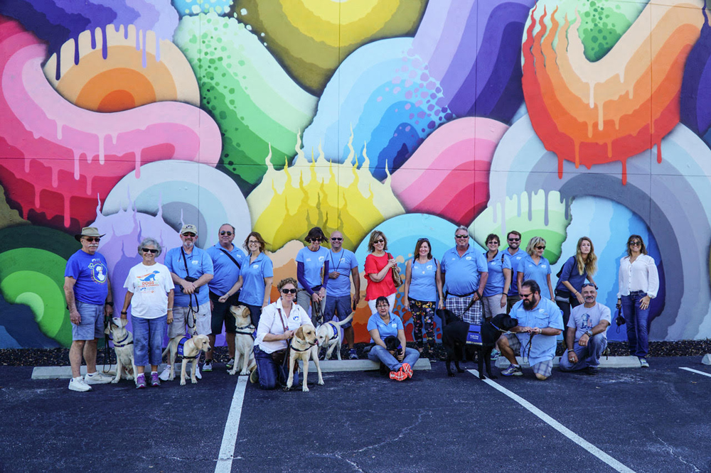 SPAA Takes Southeastern Guide Puppies on an Accessible Mural Tour