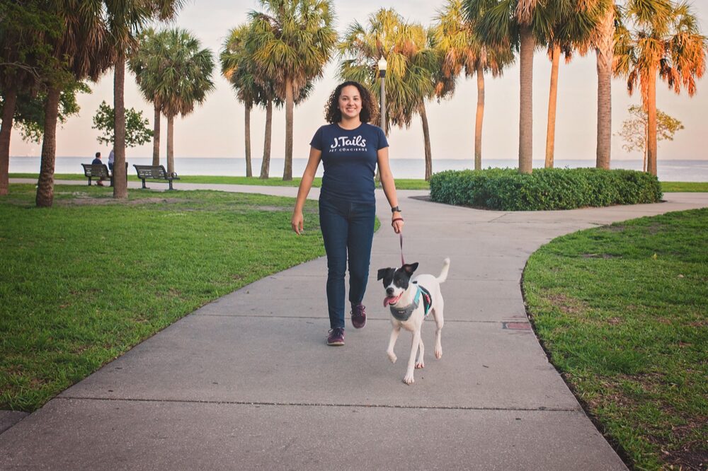 Jessica Montero, Founder of J Tails Pet Concierge. Photos by Kelly Nash Photography.
