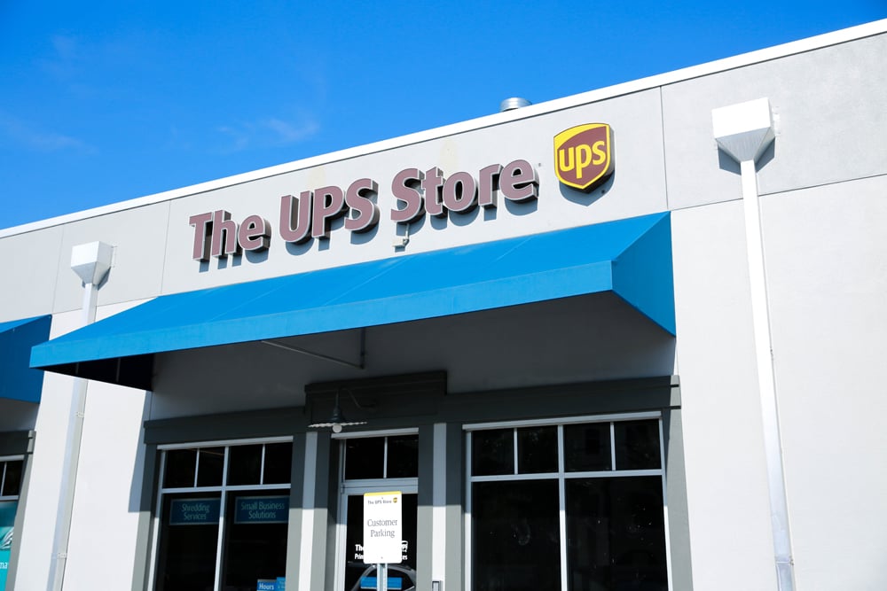 The UPS Store is located at 740 Fourth St. N. Photo by Emily Canfield.