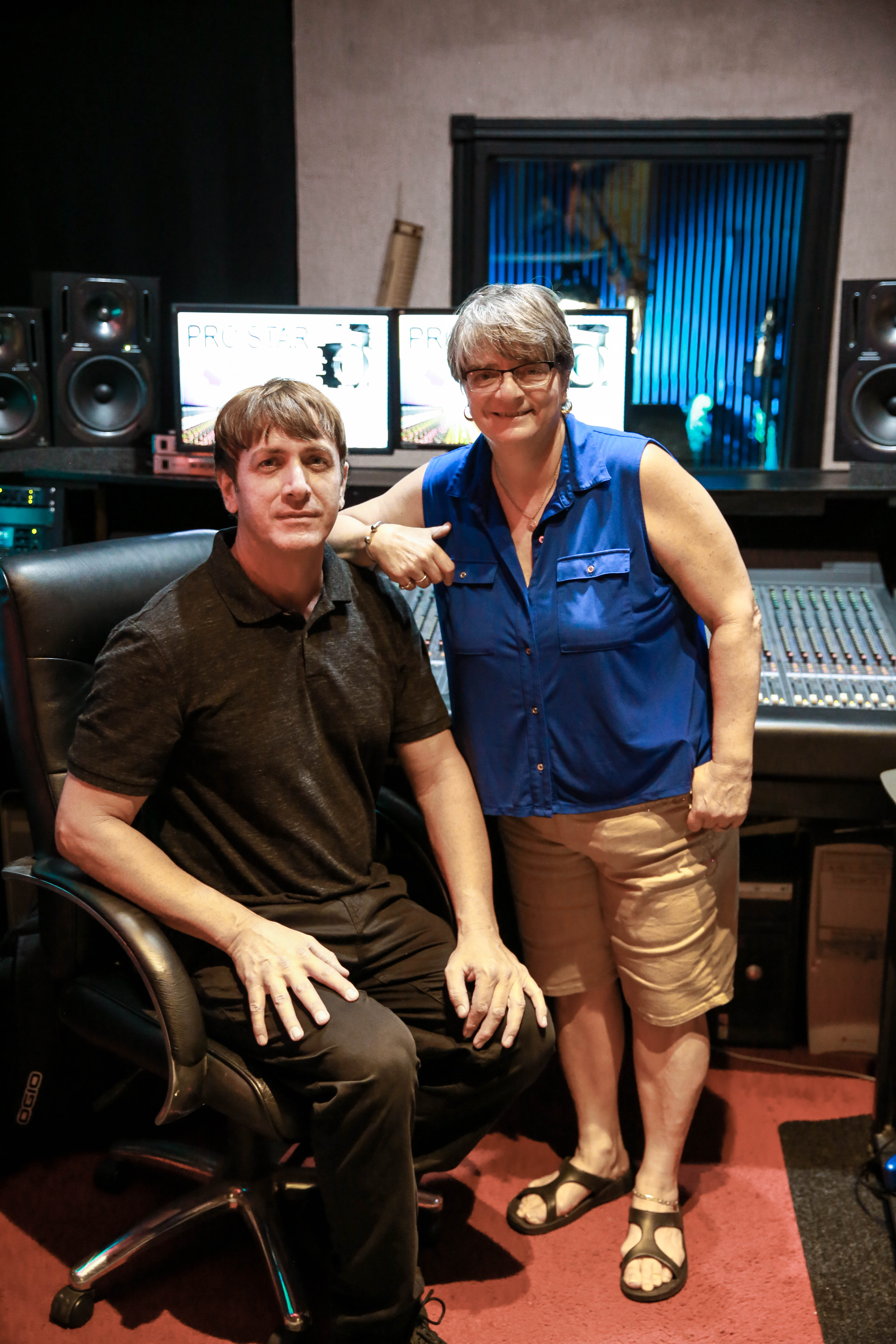 Pro Star Recording & Video Studio Co-Owners, Jody Gray and Jeannette Goldman