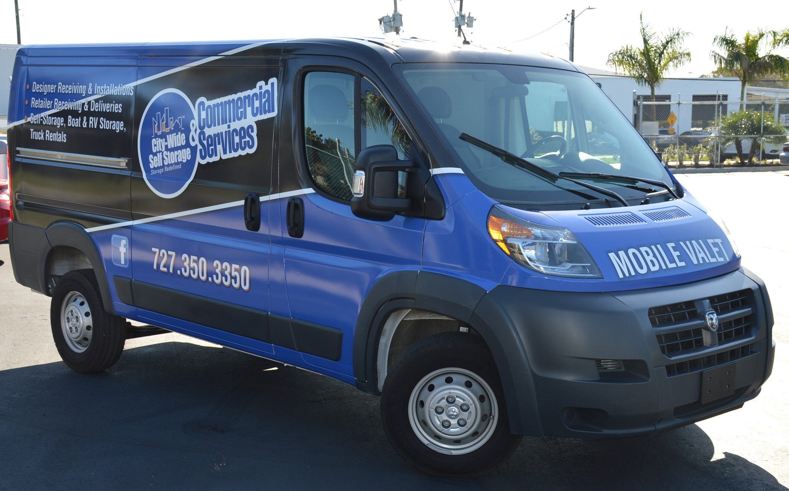 City-Wide Commercial Services’ Mobile Valet provides on-demand inventory delivery to local retailers around the Tampa Bay area.