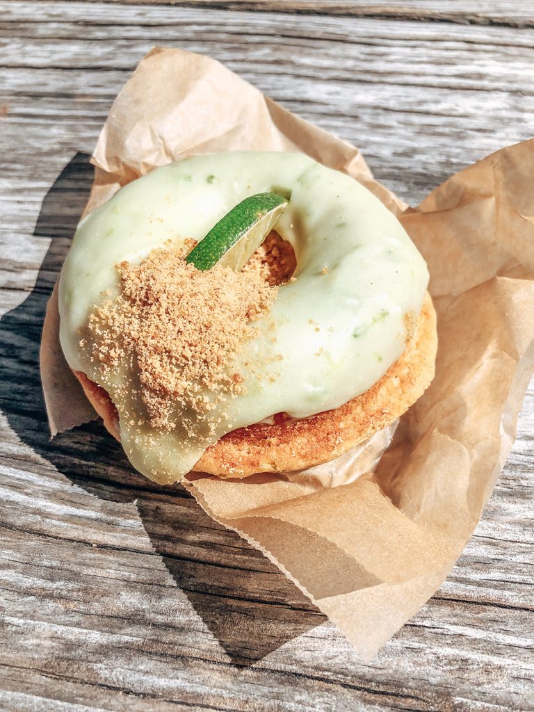 St Pete Food - Vegan Sunshine Donuts; Key Lime Donut