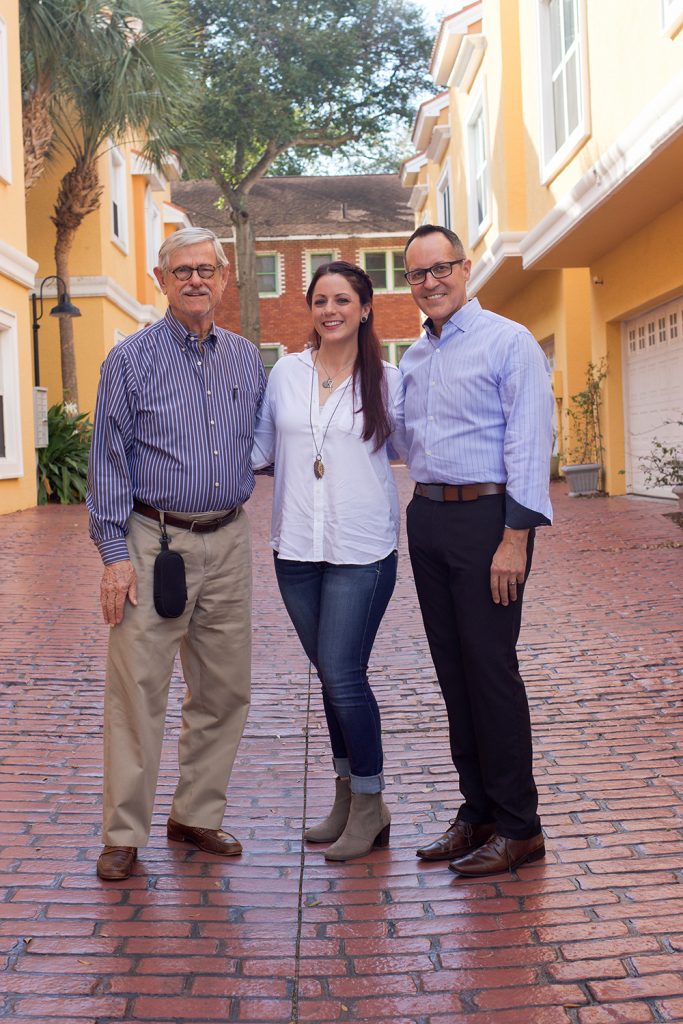 Left to right: Bob Pope - Founder and board member, Cleo Chitester - Secretary and board member, Bob Sanders - board member and Fundraising Chair. Photo by Brooke DeMartino