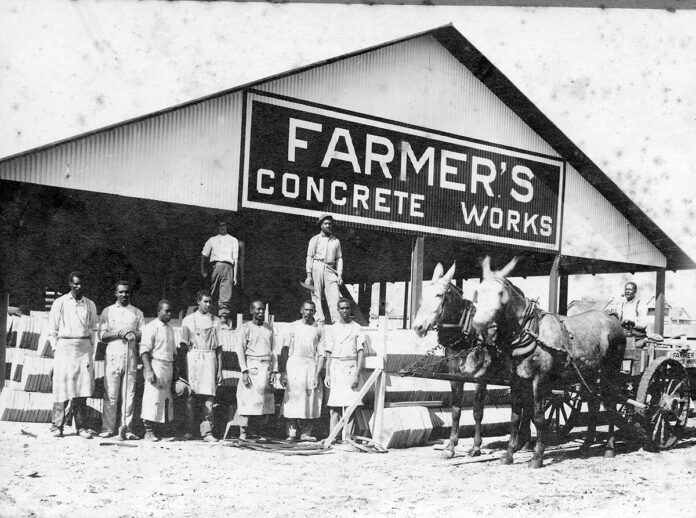 Farmer’s Concrete Works. Photo Courtesy of St. Petersburg Museum of History.