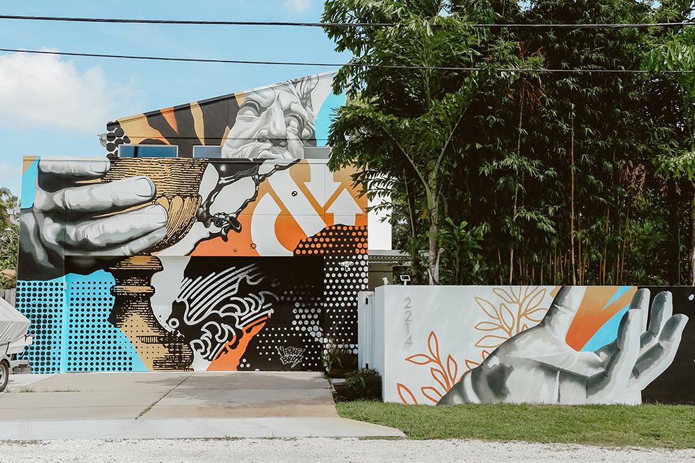 View the new mural from the back of 2214 2nd Ave. N. Photo by Kristina Holman