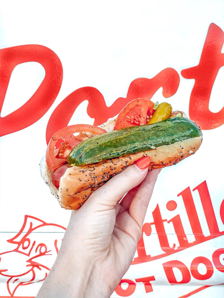 Portillo’s; Chicago Hot Dog
