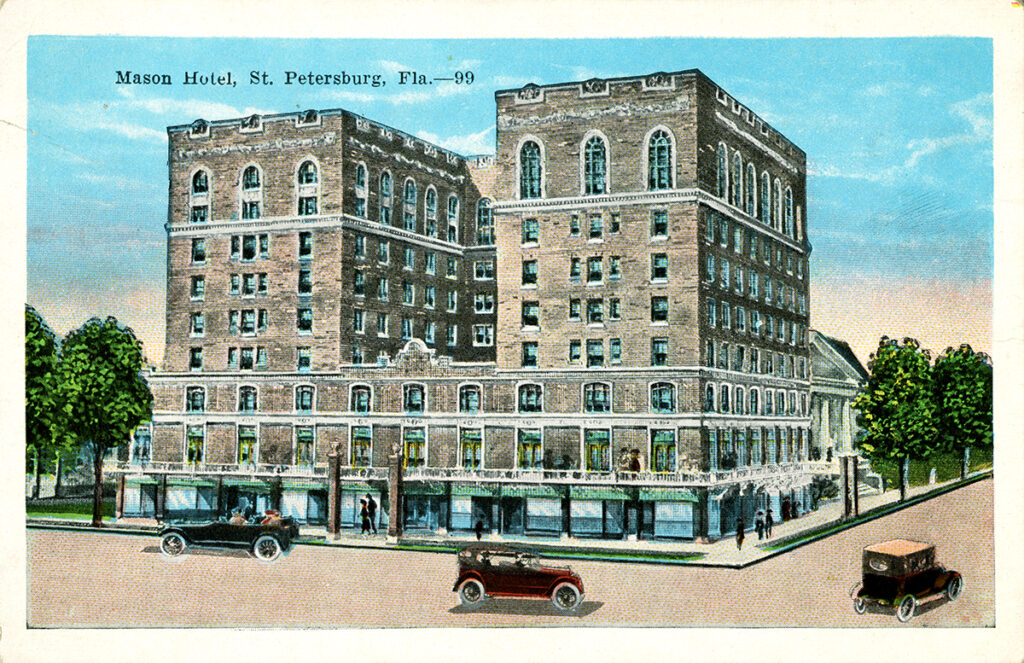 Mason Hotel in St. Petersburg, Florida. 1924 (circa). State Archives of Florida, Florida Memory
